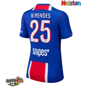 Paris Saint-Germain Nuno Mendes #25 Kotipaita Naisten 2026-27 Lyhythihainen